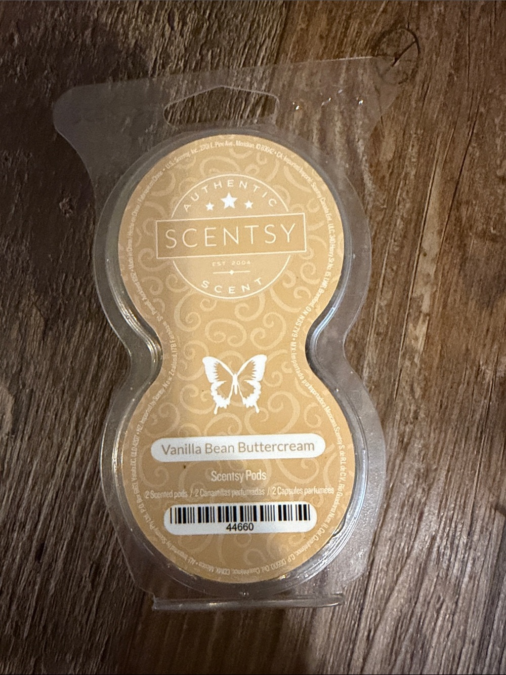 Scentsy Vanilla Bean Buttercream Pods - Cream